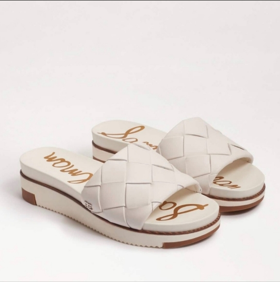 SAM EDELMAN ADALEY WOVEN SLIDE SZ 10 SANDALS - Picture 3 of 6